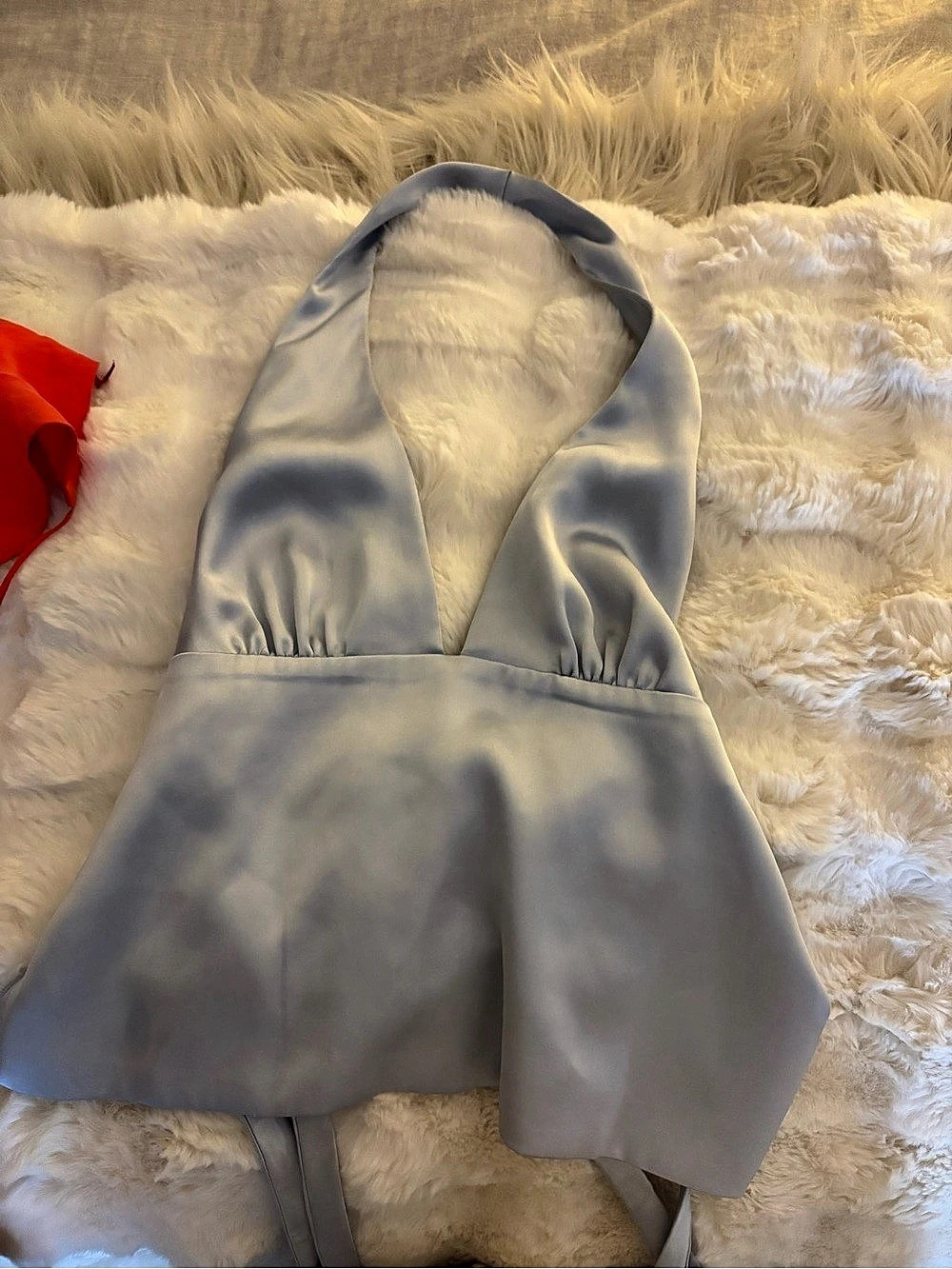 Blue Halter Top Like New
